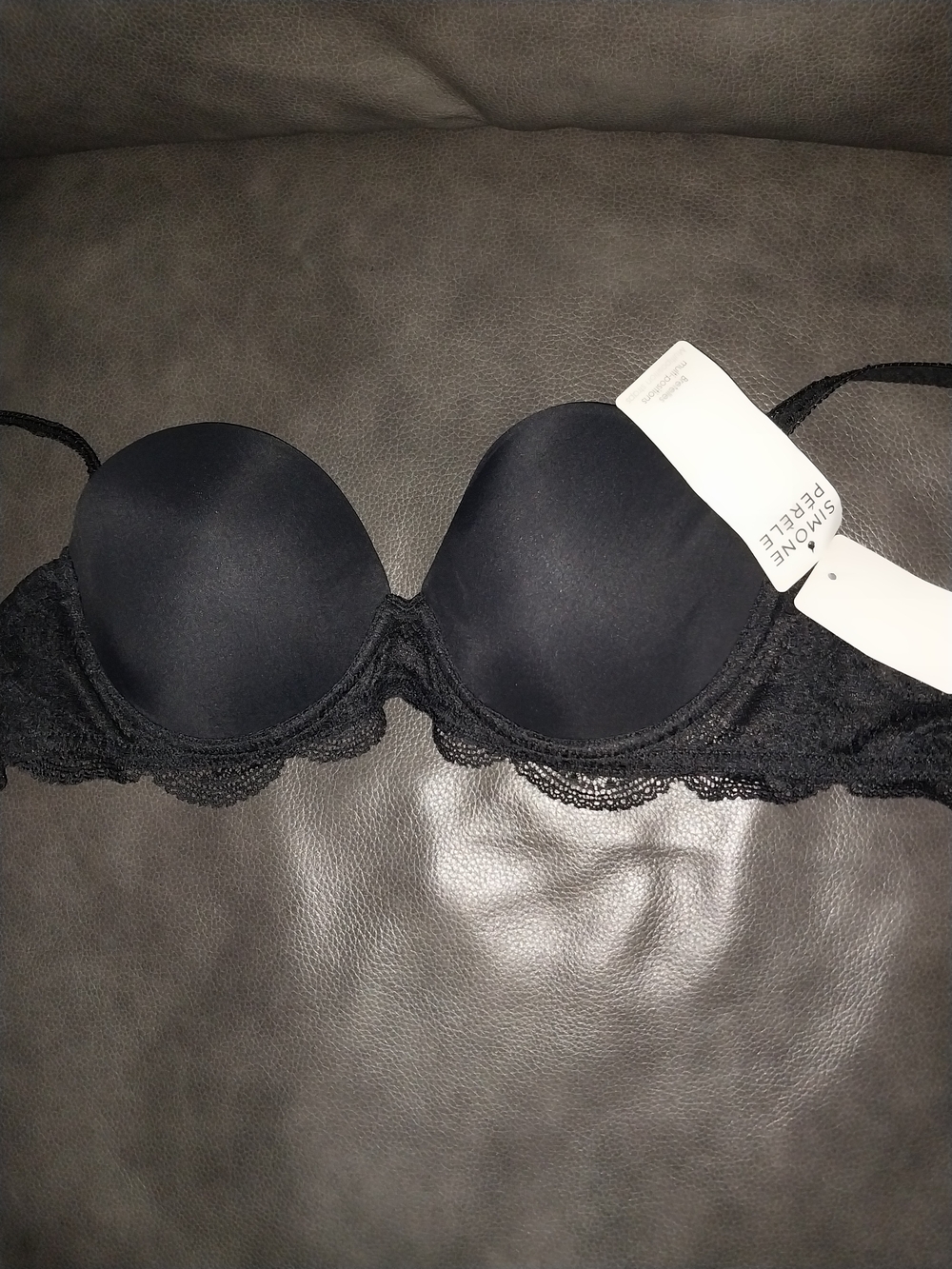 Simone Perele Black Lace Contour Underwire Bra